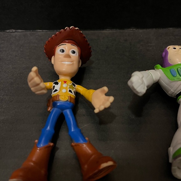 Buzz Lightyear and Woody Lot Figurine Toys Pixar Toy Story action figures - Picture 2 of 7